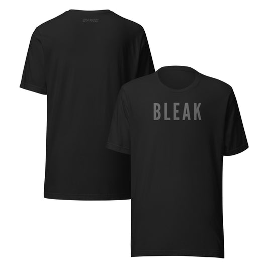 BLEAK vintage black unisex T-shirt front graphic